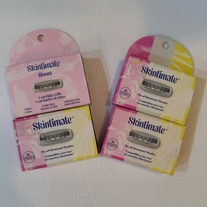 3 Skintimate 4-Blade Women's Razor Refill, 4 Ct & 1 Skintimate Bloom 4 Ct